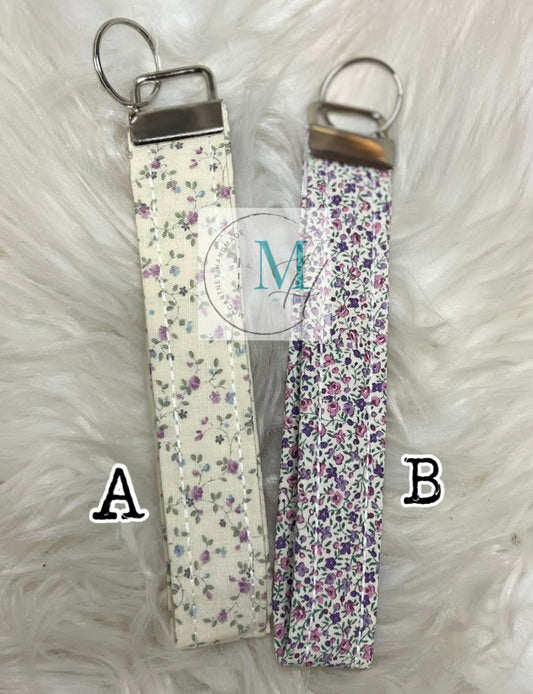 Micro Floral Wristlet
